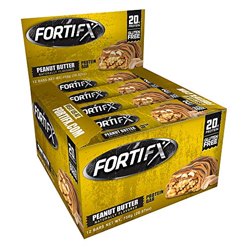 Fortifx Half Granola Bar Half Protein Bar (Peanut Butter)