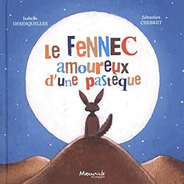 Le  fennec amoureux d'une pastèque