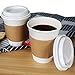 TashiBox 108 Pack12 oz To go Disposable Coffee Cups With Lids and Sleeves, Paper Hot Cup, Paper coffee cups