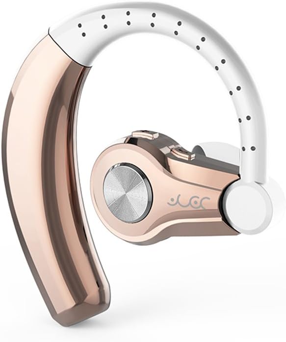 Bluetooth Headphones, CDP T9 Wireless Sport Earphones, HD Stereo Sound ,Sweatproof Running Earbuds ,Smart Voice Report,Hands free Bluetooth 4.1 Wireless Earpiece with Mic Secure Fit for Sports,Gym.Driving . (Rose Gold)