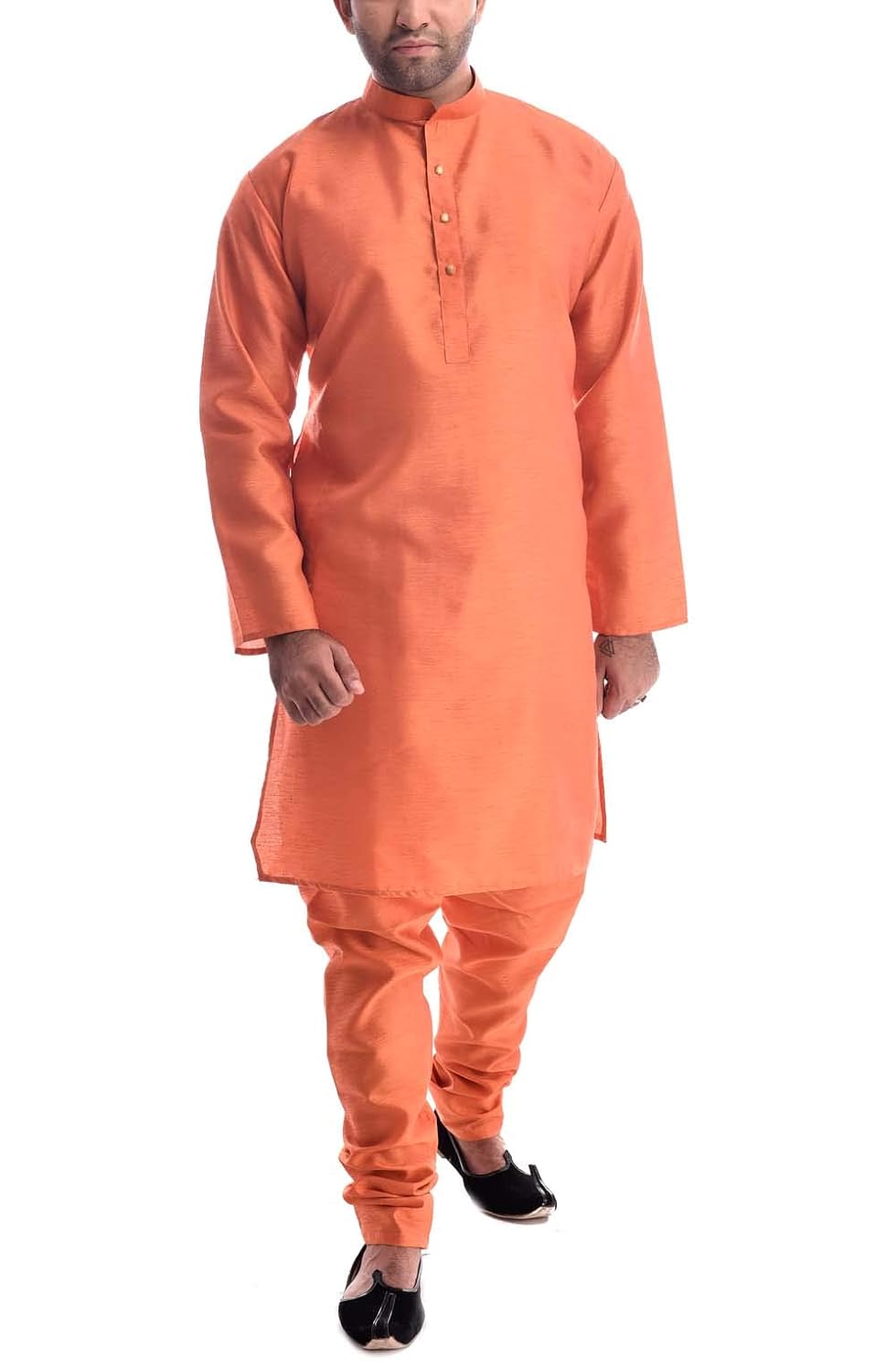 black dupion ethnic wear set