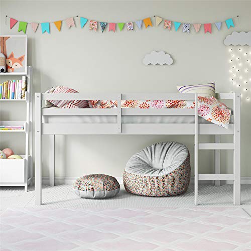 Dorel Living Milton Junior Twin Loft Bed, White Pricepulse