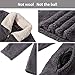 Fleece Sherpa Pullover Womens Sweatshirt Long Sleeve Soft Fuzzy Outwear Sweater Jacket 1/4 Zip Hoodie Coat with Pockets Dark Grey L
