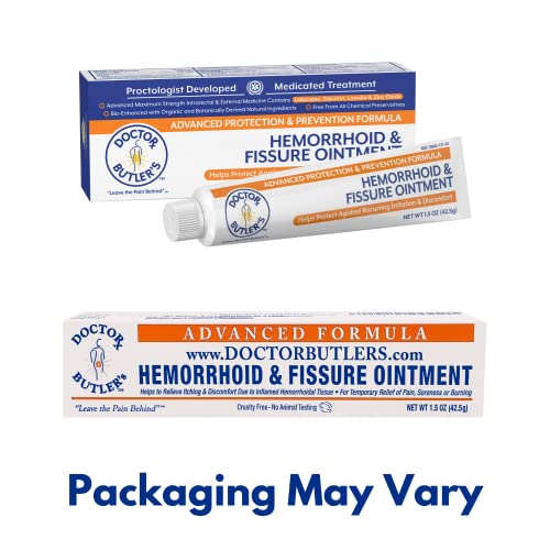 Doctor Butler's Advanced Hemorrhoid & Fissure Ointment Lidocaine
