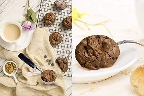 image for Apexstone Cookie Scoop Set of 3,Ice Cream Scoop Set of 3,Stainless Ste