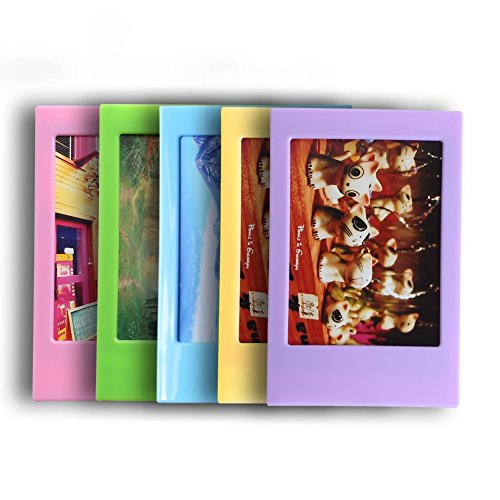 SAIKA 2x3 Inch Photo Paper Film Album Set for Fujifilm Instax Mini 9 8 8+/HP Sprocket Photo Printer/Polaroid Snap, Z2300, SocialMatic Instant Cameras & Zip Instant Printer, Pink