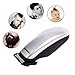 HUGALLUR Electric Hair Clipper, Battery Powered Cordless Hair Clippers for Adults and Babies, Mini Beard Trimmer Hair Shaver Hair Cutting Tools Portable Grooming Kit with 3 Combs(Silver)