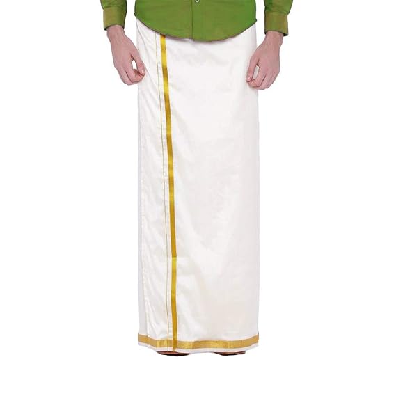 cotton Men's Cotton Pocket Dhoti