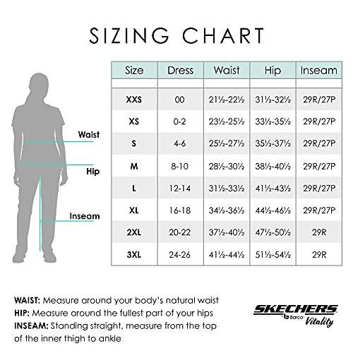 BARCO Skechers Vitality SKP551 Men's Crew Scrub Pant Black L Pricepulse