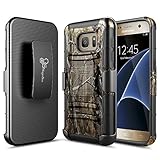 S7 Case, Galaxy S7 Case, NageBee [Heavy Duty] Armor Shock Proof Dual Layer [Swivel Belt Clip] Holster with [Kickstand] Combo Rugged Case for Samsung Galaxy S7 - Camouflage