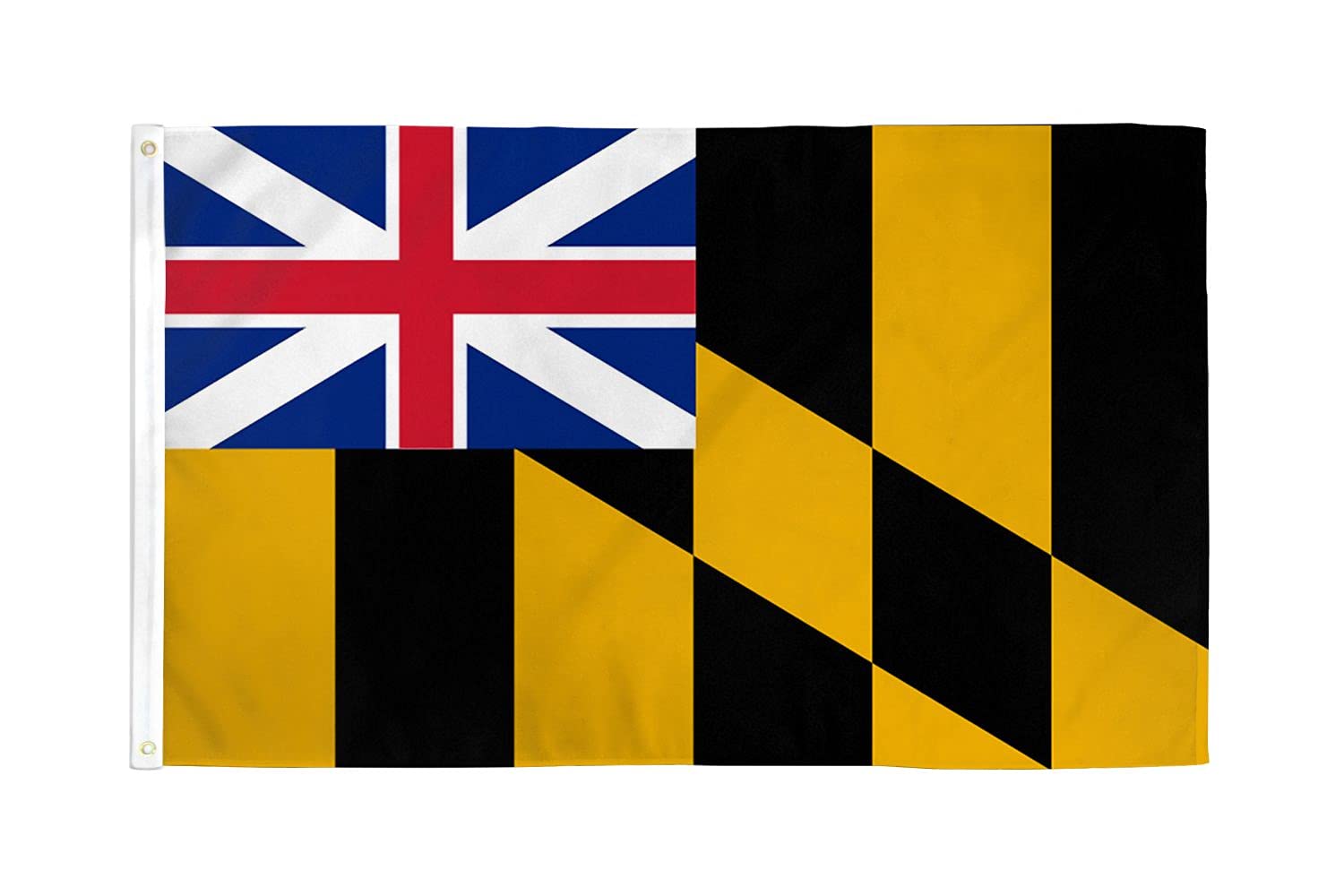 AZ FLAG - Calvert Maryland Flag - 3x5 Ft - 100D Polyester Calvert Banner with Two Metal Grommets - Fade Resistant - Vivid Colors - 3' x 5' Feet - 150x90 Cm