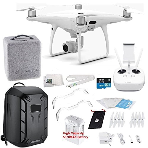 DJI Phantom 4 PRO Quadcopter Starters Hardshell Backpack Bundle