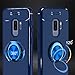 Elegant Choise Galaxy S9 Plus Case, Hybrid Slim Durable Soft TPU 360 Degree Rotating Ring Holder Kickstand Protective Case with Magnetic Case Cover for Samsung Galaxy S9 Plus (Blue)