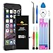 ZeroLemon 2900mAh battery for iPhone 6 Plus replacement with Complete Repair Tools Kit and Instruction [Not for iPhone 6, 6S/6S Plus] Speed up your iPhone
