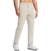 Men's Golf Pants Stretch Work Dress Comfy Pants 30"/32" Lightweight Quick Dry Casual Slacks Trousers with Pockets