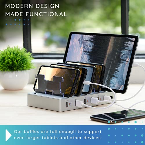 Hercules Tuff Charging Station for Multiple Devices with 6 USB Fast