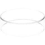 Plymor Clear Acrylic Round Cylinder Display