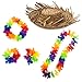 Tigerdoe Luau Party – 5 Pc Set - Luau Costume - Hawaiian Costume - Hula accessories - Tropical Costumes - Leis Costume