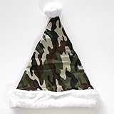 Deluxe Camouflage Santa Hat