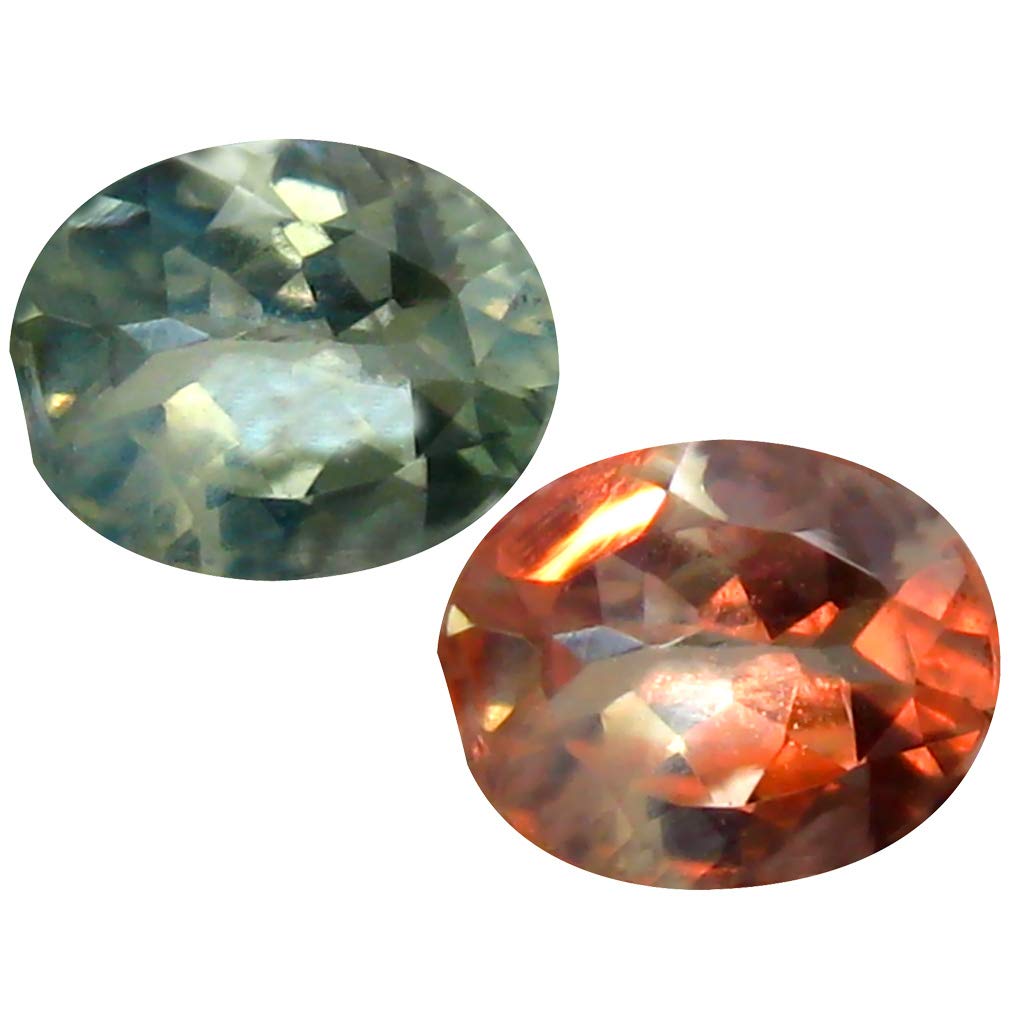 0.42 ct OVAL SHAPE (5 x 4 mm) 100% NATURAL (UN-HEATED) COLOR CHANGE ALEXANDRITE LOOSE GEMSTONE