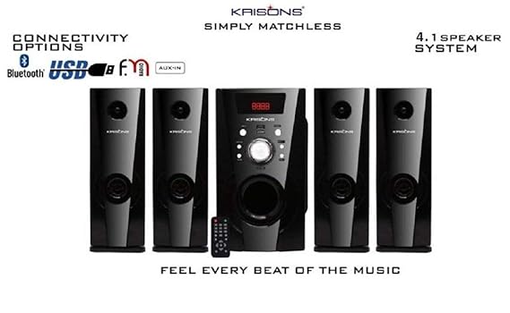 Krisons Eiffel 4.1 Bluetooth Home Theater (3000 Watt)