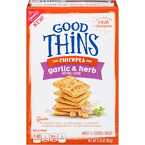 Good Thins: The Chickpea One - Garlic & Herb Crackers, 5.75 Ounce - Thumbnail 6