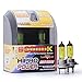 Hipro Power H7 55W 3000K Golden Yellow Xenon HID Halogen Headlight Bulbs - Low Beam