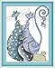 YEESAM ART Cross Stitch Kits Stamped for Adults Beginner Kids, Cats Love 11CT 41×52cm DIY Embroidery Needlework Kit with Easy Funny Preprinted Patterns Needlepoint Christmas (Cats)