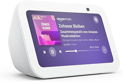 Echo Show 5 (Neueste Generation) | Kompakter smarter Touchscreen mit Alexa zum Steuern deines Smart Homes und mehr | Weiß