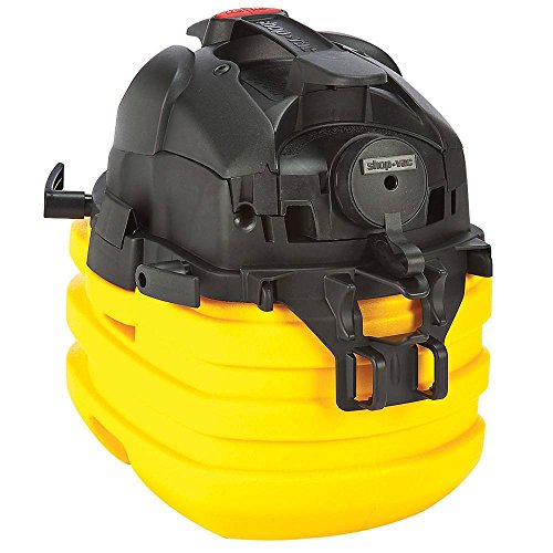 Shop-Vac 5872810 Heavy-Duty Portable Wet/Dry Vacuum, 5gal Capacity, 17lb, Black/Yellow - Thumbnail 2