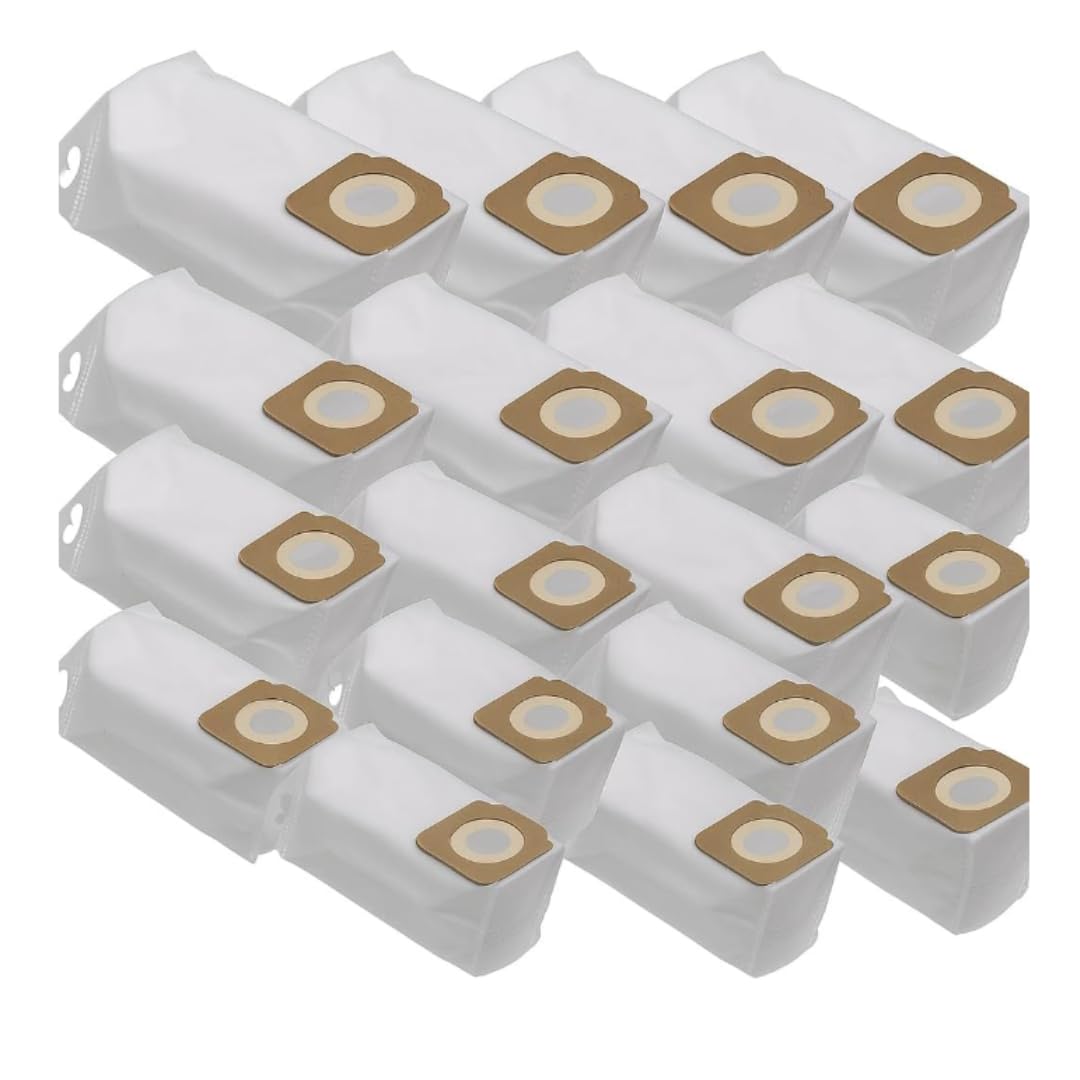 Pack of 15 White Dust Bags Compatible with Gtech HyLite SCV100, SCV101 Series Vacuum Cleaner