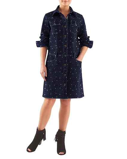 semi formal denim dress