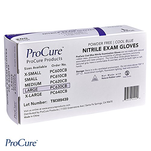 6 ProCure+Disposable+Nitrile+Gloves+Ambidextrous