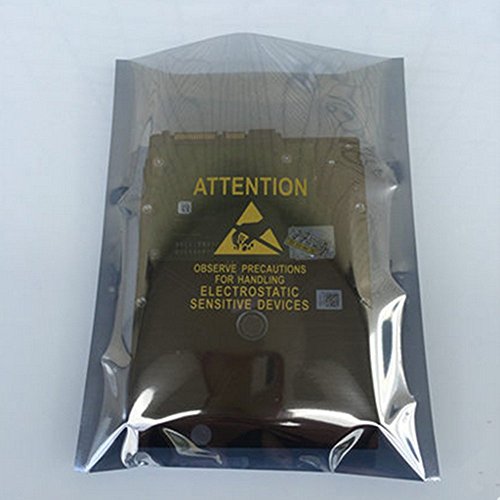 ESD Anti Static Shielding Packaging Bags Surface Resistance Electronic Hard Device Pouches Bags HDD SSD Shield Sensitive Electronic Components Pouches (100, 18x25cm (7.1x9.8 inch)) - Thumbnail 2