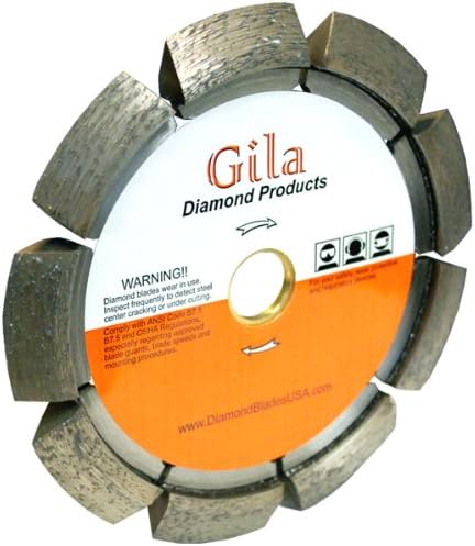 GilaTools 4"x.375" Premium Laser Welded Segmented Crack Chaser Mortar Diamond Blade