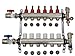 VIVO 6 Loop 1/2 inch Pex Manifold Stainless Steel Radiant Floor Heating Set, 6 Branch Kit (PEX-M12-6)