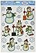 Snowman/Snowflake Clings Party Accessory (1 count) (16/Sh)