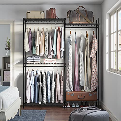 VIPEK 5 Tiers Clothing Rack Heavy Duty Clothes Rack for Hanging Clothes