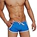 Zehui Mens Swimming Trunks Shorts Slim Wear Swimsuit Blue Waist 29-31