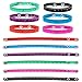 12 Ruler Snap Bracelets for Kids - Birthday Party Favors for Boys and Girls - Cute Stocking Stuffers for Kids - Small Treasure Box Toys - School Teacher Rewards for Students, Bulk Classroom Prizes for Kids