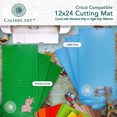 Calibre Art 12x24 Cricut Compatible Self Healing Cutting Mat (3 Pack