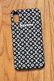 Street Fashion x Hypebeast Collab Slim Durable Hard Case Cover for Apple iPhone Xs Max (Black w/White Letters, iPhone Xs Max)
