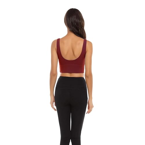 FORLAND Crop Top Sports Bras for Women Womens Longline Sports