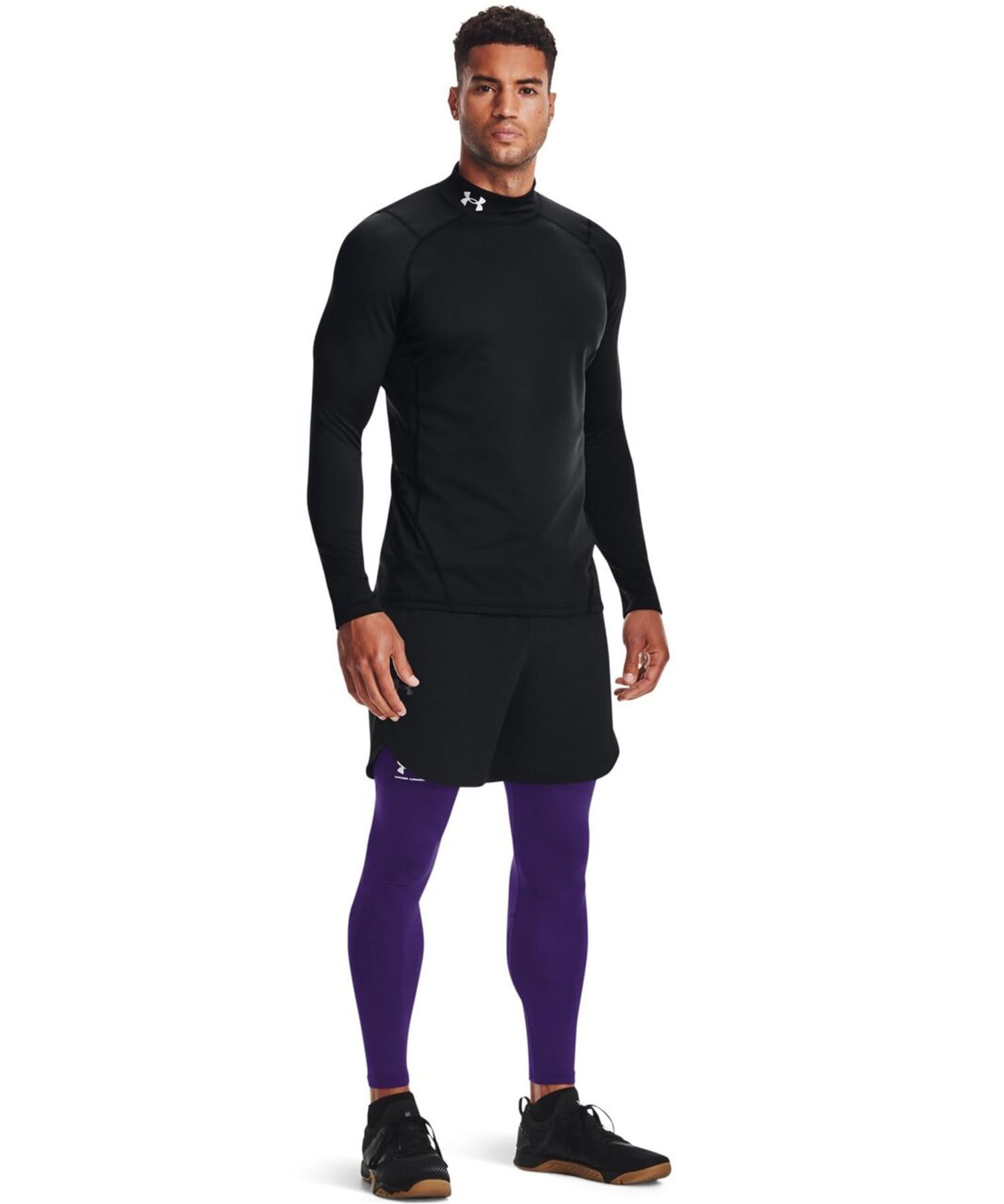 Under Armour Mens ColdGear Armour Fitted Mock