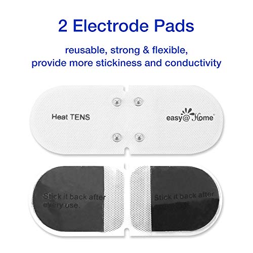 EasyHome Heat TENS Unit, TENS EMS Unit with Heat Therapy, 510K Cleared