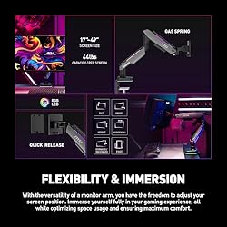 MSI MPG MT201R - Premium RGB Single Monitor Stand
