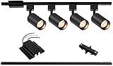 Hiiglxii 4-Light LED Track Lighting Kit with 3.3FT