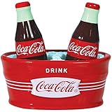 Westland Giftware Magnetic Ceramic Salt and Pepper Shaker Set, 4.5-Inch, Ice Cold Coca-Cola