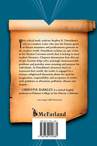 Stephen R. Donaldson and the Modern Epic Vision: A Critical Study of the "Chronicles of Thomas Covenant" Novels (Critical Explorations in Science Fiction and Fantasy) - Thumbnail 2