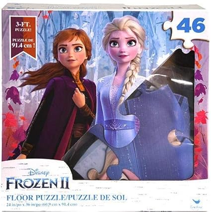 Amazon Com Disney Frozen 2 46pc Floor Puzzle Toys Games